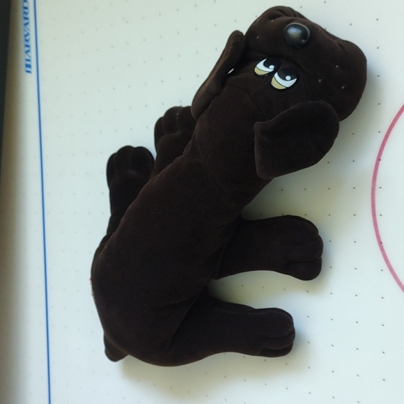 Vintage 1985 Tonka Pound Puppies Chocolate Brown *TEAR* - Picture 1 of 8